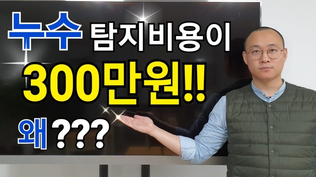 누수TV 유튜브 영상 「누수탐지비용 왜 이러는걸까요??(feat.구독자 상담전화)」 캡처